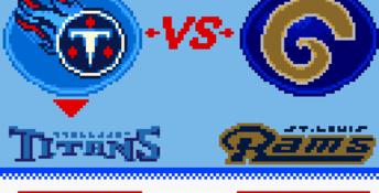 Madden NFL 2001 GBC Screenshot