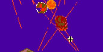 Missile Command GBC Screenshot