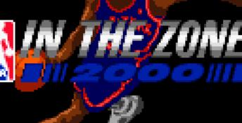 NBA in the Zone 2000 GBC Screenshot
