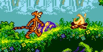 Pooh and Tigger's Hunny Safari GBC Screenshot