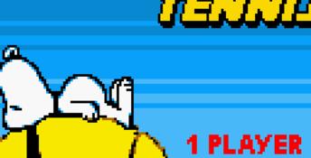 Snoopy Tennis GBC Screenshot