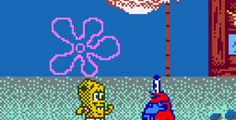 SpongeBob SquarePants: Legend of the Lost Spatula GBC Screenshot