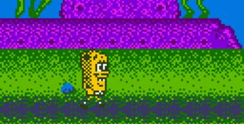 SpongeBob SquarePants: Legend of the Lost Spatula GBC Screenshot