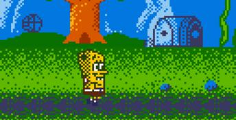 SpongeBob SquarePants: Legend of the Lost Spatula GBC Screenshot