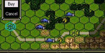 Advanced Daisenryaku Genesis Screenshot