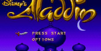 Aladdin game main menu