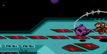 Abobo's robot in hands of Pimple