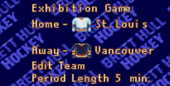 Brett Hull Hockey 95 Genesis Screenshot