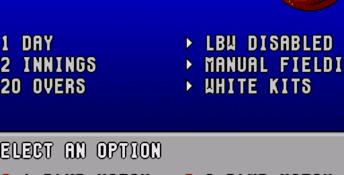 Brian Lara Cricket Genesis Screenshot