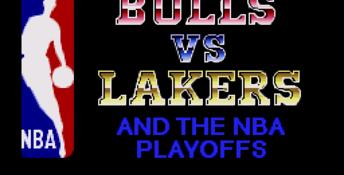 Bulls vs Lakers Genesis Screenshot