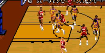 Bulls vs Lakers Genesis Screenshot