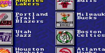 Bulls vs Lakers Genesis Screenshot