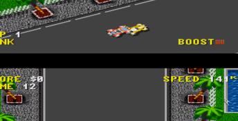 Two players racing