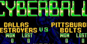 CyberBall Genesis Screenshot