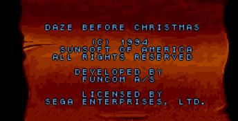 Daze Before Christmas Genesis Screenshot