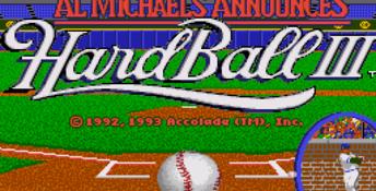 HardBall 3 Genesis Screenshot
