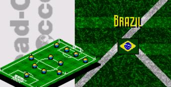 Head-On Soccer Genesis Screenshot