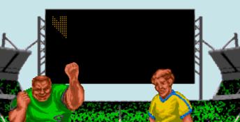 Head-On Soccer Genesis Screenshot
