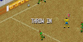 Head-On Soccer Genesis Screenshot