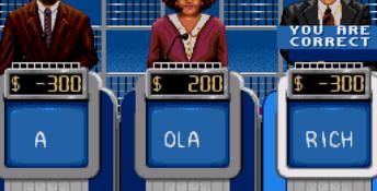 Jeopardy Deluxe Genesis Screenshot