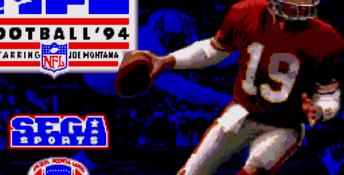 Joe Montana NFL 94 Genesis Screenshot