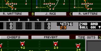 Joe Montana NFL 94 Genesis Screenshot