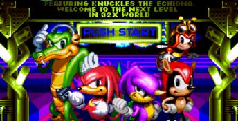 Knuckles Chaotix 32X Genesis Screenshot