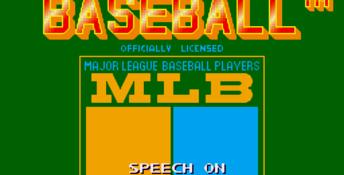 MLBPA Sports Talk Baseball Genesis Screenshot