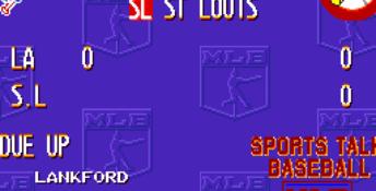 MLBPA Sports Talk Baseball Genesis Screenshot