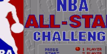 NBA AllStar Challenge Genesis Screenshot