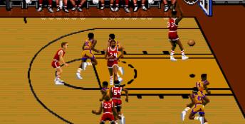 NBA Pro Basketball - Bulls vs Lakers Genesis Screenshot