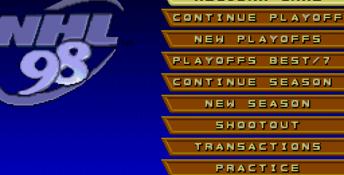 NHL 98 Genesis Screenshot