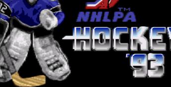 NHLPA NHL '93 Genesis Screenshot