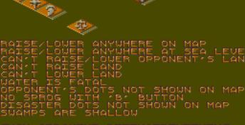 Populous 2 - Wrath of the Gods Genesis Screenshot