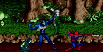 Spider-Man and Venom in Separation Anxiety Genesis Screenshot