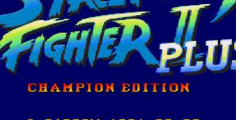 Street Fighter 2 Plus Champion Edition Genesis Screenshot