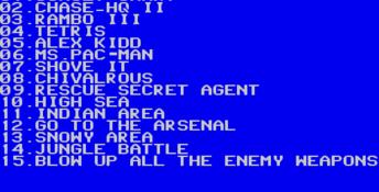 Mega Collection (subtitle Backtracking Ten Years) Genesis Screenshot