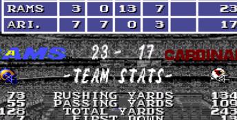 Tecmo Super Bowl 2 SE Genesis Screenshot