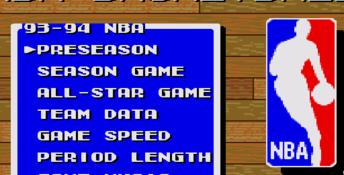 Tecmo Super NBA Basketball Genesis Screenshot