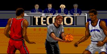 Tecmo Super NBA Basketball Genesis Screenshot
