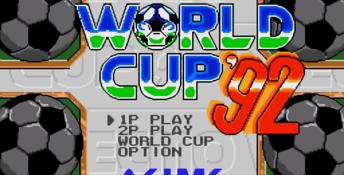 Tecmo World Cup 92 Genesis Screenshot