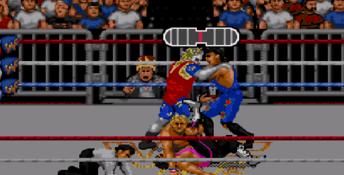 WWF RAW Genesis Screenshot