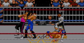 WWF RAW Genesis Screenshot