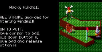 Zany Golf Genesis Screenshot