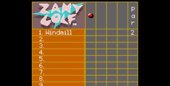 Zany Golf Genesis Screenshot