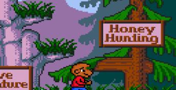 Berenstain Bears Camping Adventures GameGear Screenshot