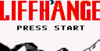 Cliffhanger GameGear Screenshot