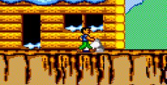 Cliffhanger GameGear Screenshot