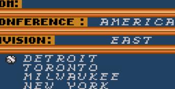 Clutch Hitter GameGear Screenshot