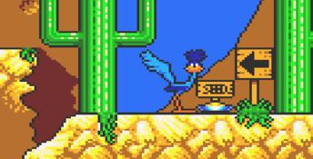 Desert Speedtrap Starring Road Runner And Wile E Coyote GameGear Screenshot